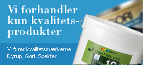 Vi f�rer kvalitetsm�rkerne Dyrup, Gori, Spekter